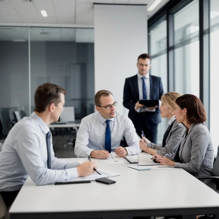 Executive training session in progress